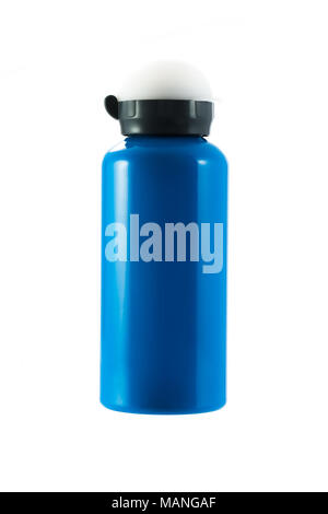 Blue sport tumbler isolato su uno sfondo bianco Foto Stock