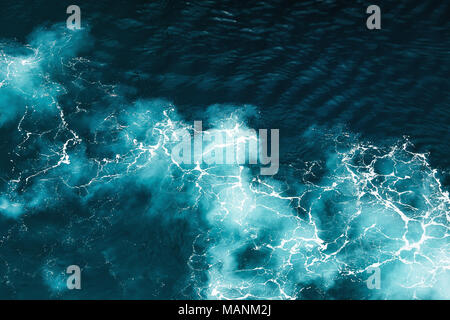 Abstract splash acqua del mare turchese per lo sfondo Foto Stock