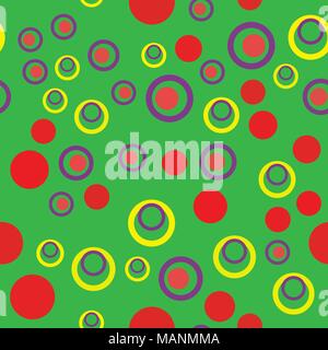 Celebrazione coriandoli seamless pattern per carta da imballaggio. Coriandoli colorati texture per parte. Illustrazione Vettoriale