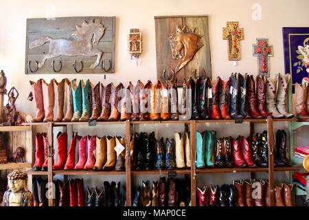 Il mio cuore fiammeggiante fatte a mano e boutique vintage store Houston Texas USA Foto Stock