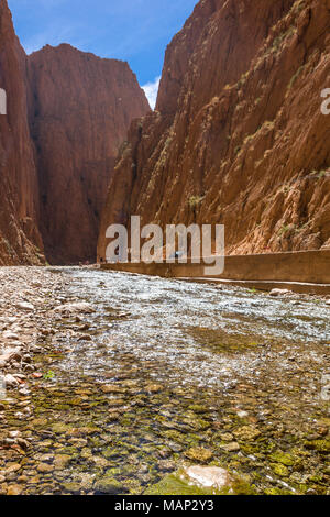 Dades Gorge è una bella strada tra le Montagne Atlas in Marocco Foto Stock