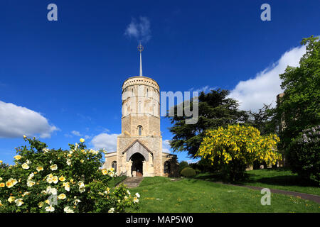 Santa Maria Vergine Chiesa, Swaffham prima village, Cambridgeshire; Inghilterra; Regno Unito Foto Stock