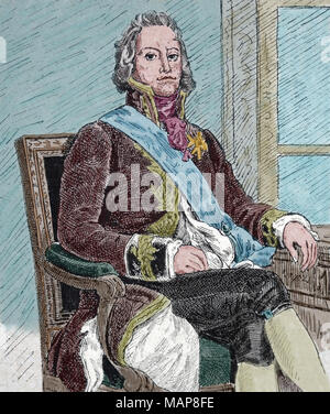 Charles Maurice de Talleyrand (1754-1838). Uomo politico francese e diplomatico. Ritratto. Foto Stock