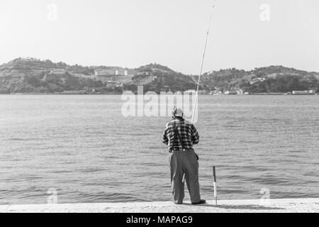 La pesca si cancella la tua mente Foto Stock