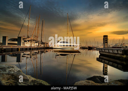 Marin Yacht Harbour Marina Foto Stock