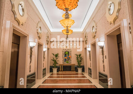 L arredamento del Atlantis Palm Resort sul Palm a Dubai, UAE, Medio Oriente. Foto Stock