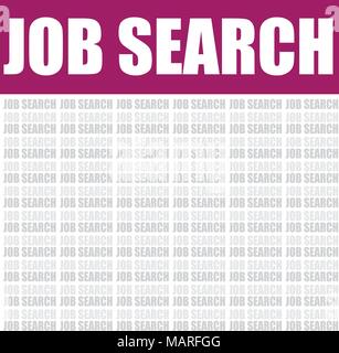 Ricerca di lavoro, sfondo vettoriale Illustrazione Vettoriale