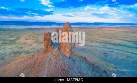 I verri zanna, Deserto Rosso area vicino Rock Springs, Wyoming Foto Stock
