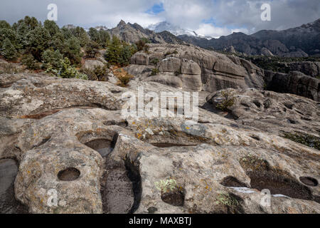 ID00774-00...IDAHO - tempestoso giorno a città di roccia riserva nazionale. Foto Stock