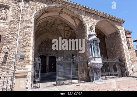 La Iglesia de San Miguel Arcangel, Vitoria - Gasteiz, Paesi Baschi Foto Stock