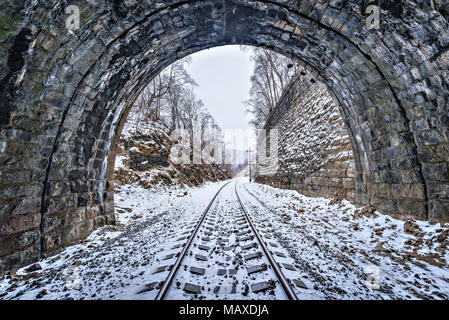 Vista del vecchio tunnel. Foto Stock