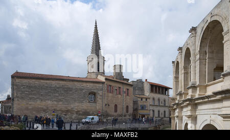 Saint Charles e Arena - Arles - Provenza - Camargue - Francia Foto Stock