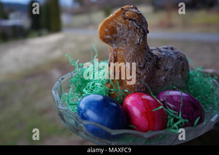 Uovo oestern e di agnello Foto Stock