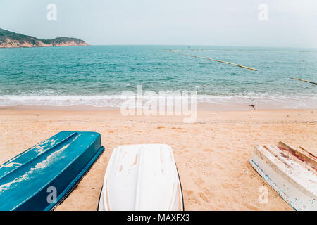 Tung Spiaggia Wan in Cheung Chau isola, HongKong Foto Stock