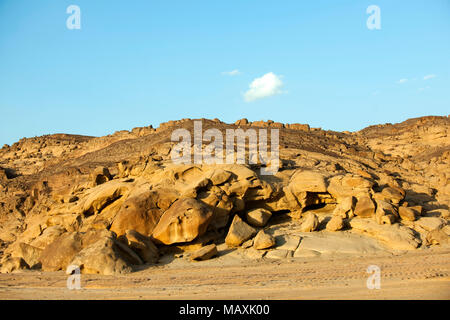 Aegypten ha, il Sinai Nordsinai, Landschaft im Wadi Feiran Foto Stock