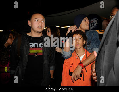 Khleo Thomas e Khameel Thomas all'estate esplosione presso la Sports Arena Il 20 agosto 2011 a Los Angeles, California. Foto Stock