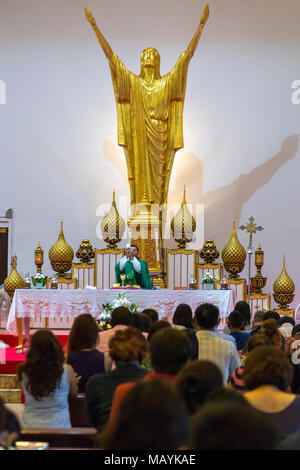 Santo Redentore chiesa cattolica, Bangkok, Thailandia Foto Stock