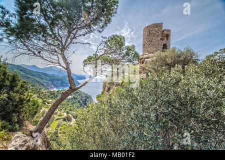 Torre de Verger torre di avvistamento Foto Stock