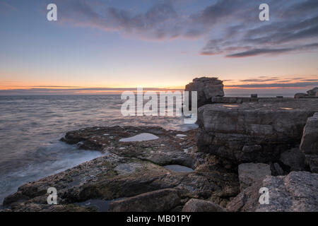 Portland Bill nel Dorset. Foto Stock