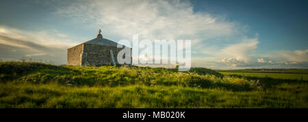 St Aldhelms cappella vicino a Swanage nel Dorset. Foto Stock