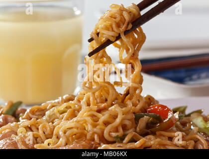 Yakissoba Oriental Pasta Macarrao Foto Stock