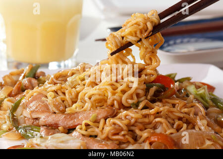 Yakissoba Oriental Pasta Macarrao Foto Stock