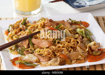 Yakissoba Oriental Pasta Macarrao Foto Stock