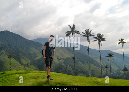 Le foto scattate in Valle de Cocora, Salento, Colombia Foto Stock