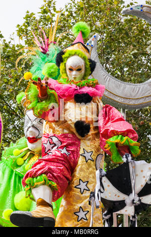 Inghilterra, Londra, carnevale di Notting Hill, sfilata galleggiante Foto Stock