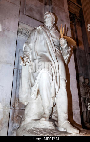 Inghilterra, Londra, la città, la Cattedrale di St Paul, Statua di JMW Turner da Patrick McDowell Foto Stock