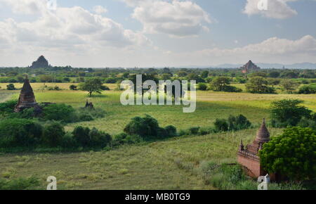 Bagan semplice vista. Mandalay regione. Myanmar Foto Stock