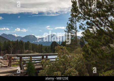 Vista del lago Sprague. Foto Stock