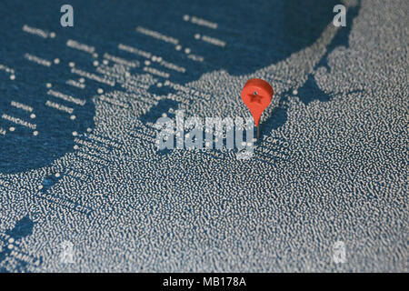 perno e della mappa Foto Stock