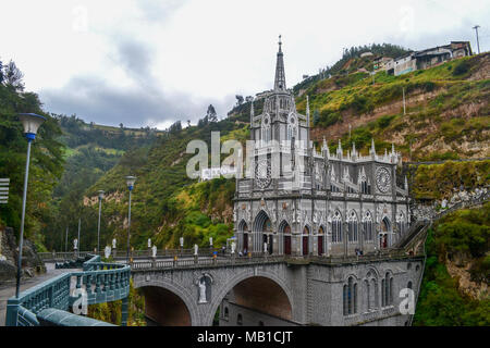 Foto di las Lajas cattedrale in Colombia Foto Stock