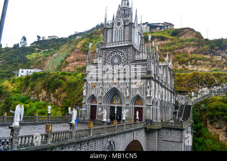 Foto di las Lajas cattedrale in Colombia Foto Stock