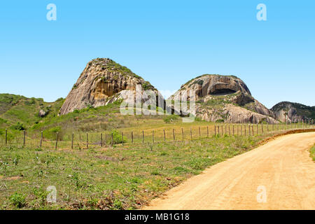 Pedra da Boca, Parque Estadual da Pedra da Boca, Araruna, Paraiba, Brasile Foto Stock