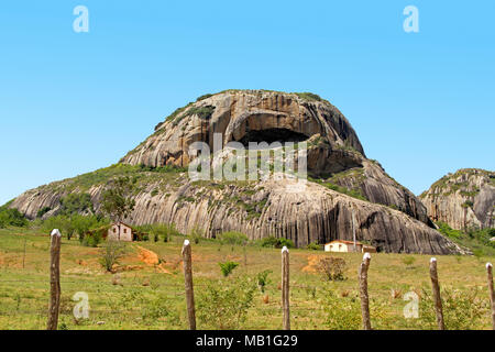 Pedra da Boca, Parque Estadual da Pedra da Boca, Araruna, Paraiba, Brasile Foto Stock