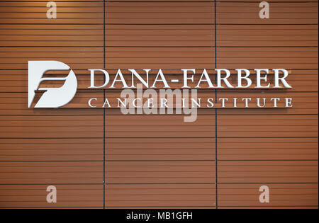 Cancro Dana-Farber Institute, famoso Cancer research hospital di Boston Foto Stock