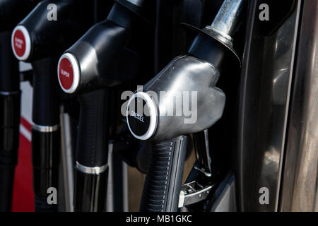 Stazione di gas Foto Stock