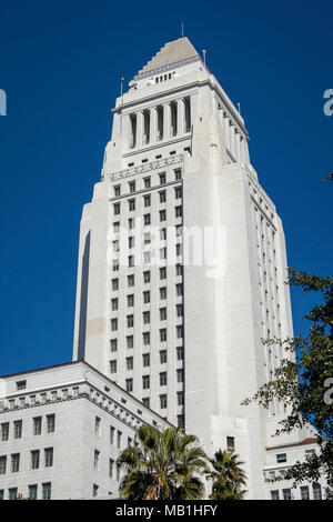 Los Angeles City Hall, completata nel 1928, CALIFORNIA, STATI UNITI D'AMERICA Foto Stock