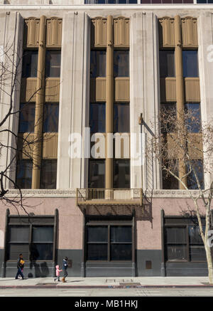 Il Los Angeles Times building, Los Angeles, California, Stati Uniti d'America Foto Stock