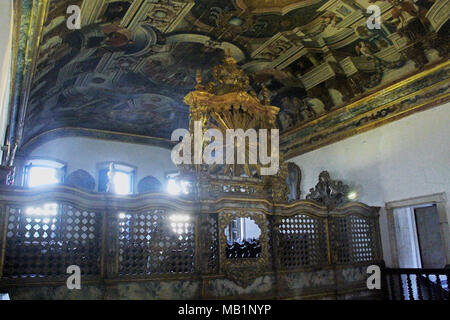 Sala coro, Igreja de São Francisco, Conjunto Culturale São Francisco, 1789 , centro storico, João Pessoa, Paraiba, Brasile Foto Stock