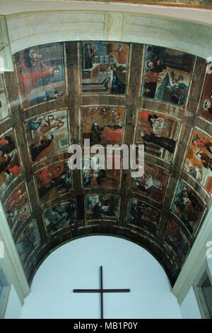 Tetto della cappella, Conjunto Culturale São Francisco, 1789 , centro storico, João Pessoa, Paraiba, Brasile Foto Stock