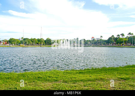 Lagoa do Parque Solon de Lucena, João Pessoa, Paraiba, Brasile Foto Stock