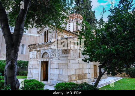 Aghios Eleftherios chiesa in Atene, Grecia Foto Stock