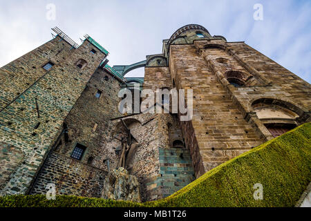 Italia Piemonte Sant'Ambrogio di Torino Sacra di San Michele Foto Stock