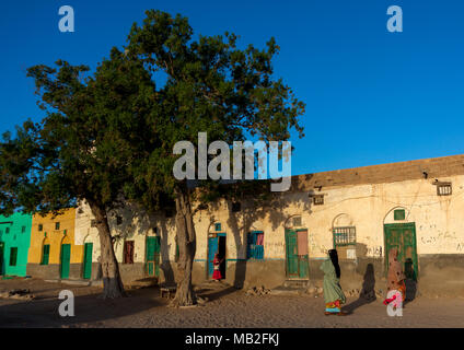 Ex impero ottomano house, provincia nordoccidentale, Berbera, il Somaliland Foto Stock