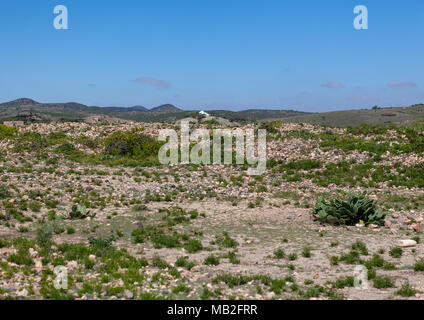 Una vista panoramica delle montagne di Sheikh, Togdheer, Sheikh, il Somaliland Foto Stock