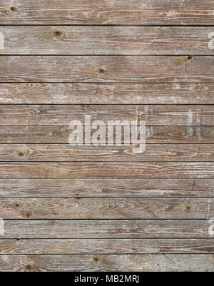 Marrone naturale fienile parete in legno. Parete di sfondo texture pattern. Listoni in legno, schede sono vecchi e con un bellissimo aspetto rustico, stile. Foto Stock