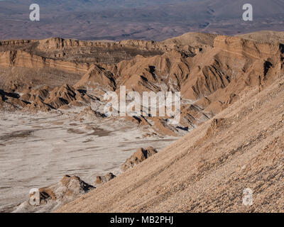 Valle Della Luna (Valle De La Luna), vicino a San Pedro, il Deserto di Atacama, Cile, Sud America Foto Stock